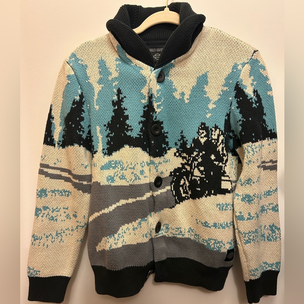 Harley Davidson Christmas Sweater